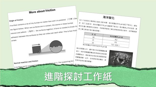 課前、課堂、評估及課後資源