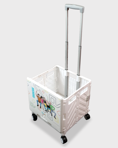 萬向四輪折疊購物車​